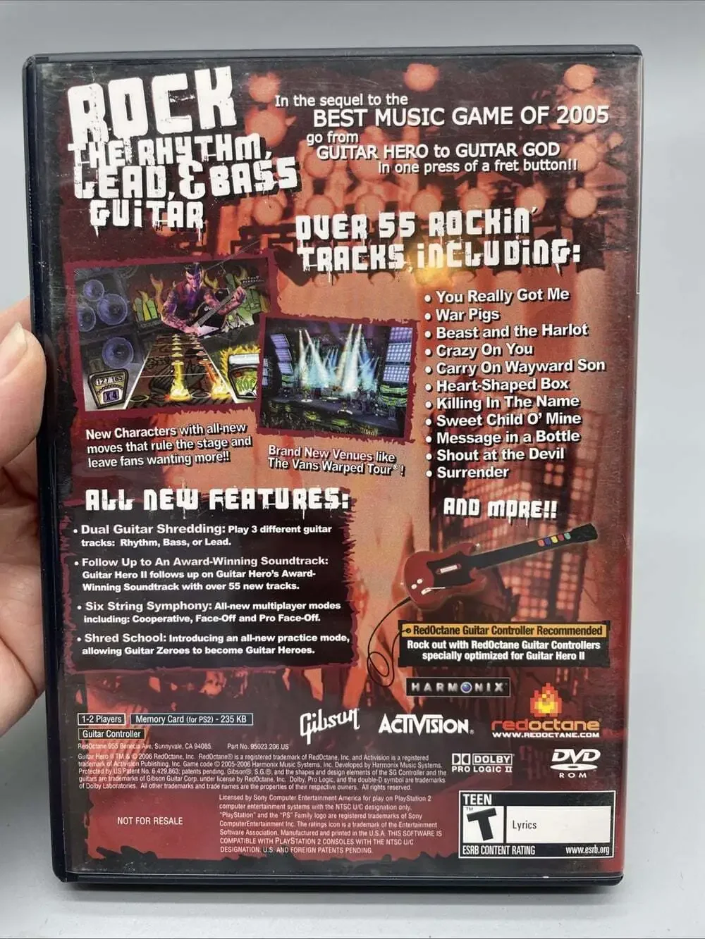 Guitar Hero 2 II PS2 CIB W/ Manual - PlayStation 2
